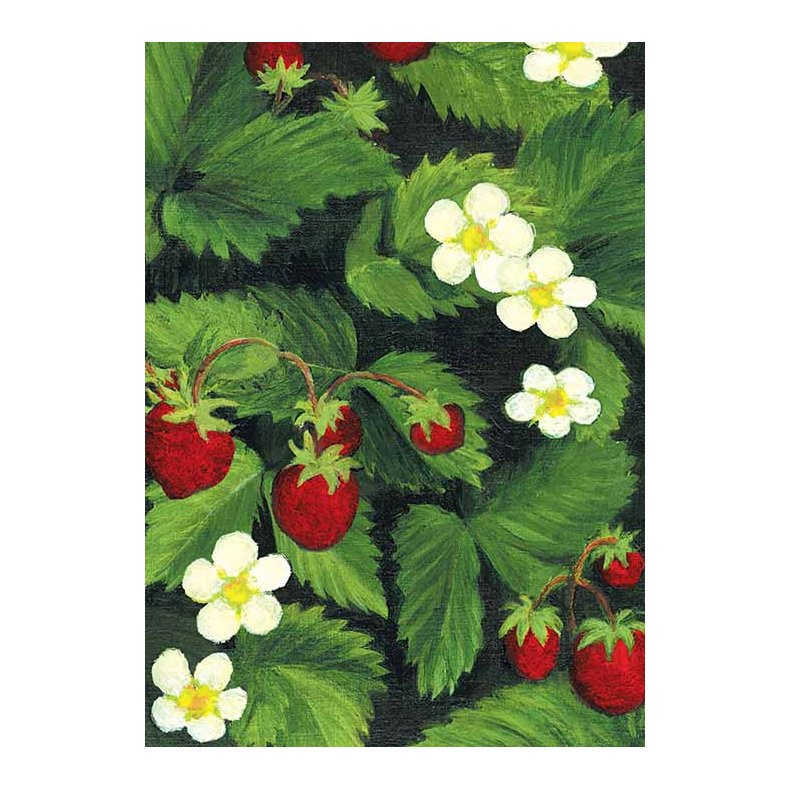 Dobbeltkort m. kulrt konvolut