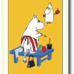 Mumi plakat 30x40cm i ramme