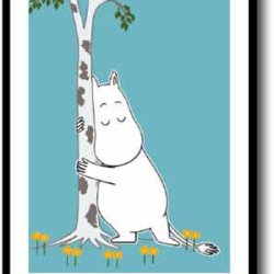 Mumi plakat 60x80cm i ramme