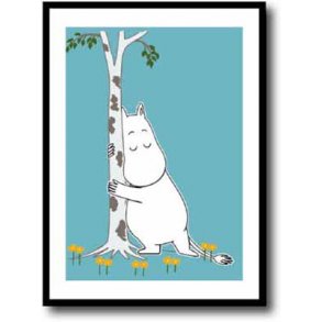 Mumi plakat 60x80cm i ramme