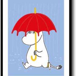 Mumi plakat 60x80cm i ramme