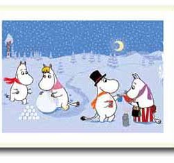 Mumi plakat 60x80cm i ramme