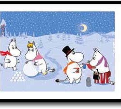 Mumi plakat 60x80cm i ramme