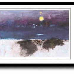 Oluf Hst poster 30x40 in frame