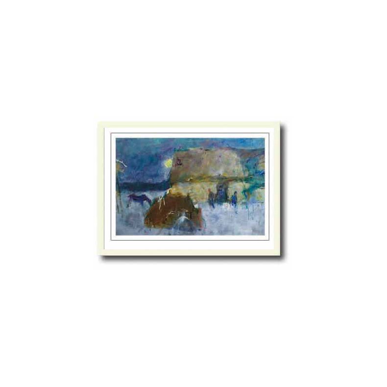 Oluf Hst plakat 30x40cm i hvid ramme