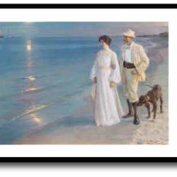 Skagen plakat 60x80cm i ramme