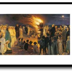 Skagen plakat 60x80cm i ramme