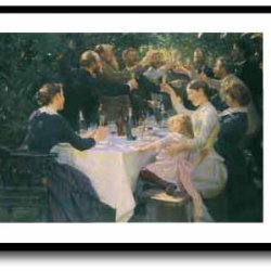 Skagen plakat 60x80cm i ramme